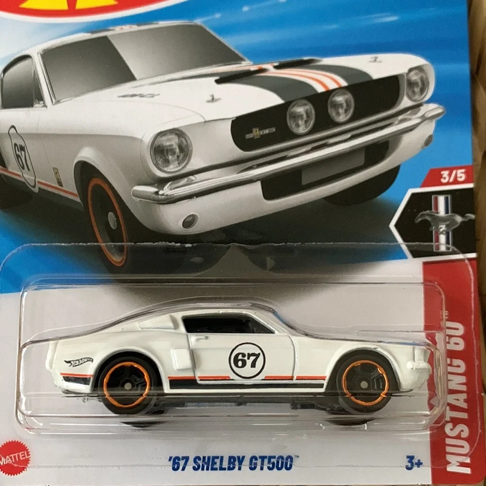67 Shelby GT500 Ford Mustang Anniversary Hot Wheels 1967 White Pony Car 2025 NEW